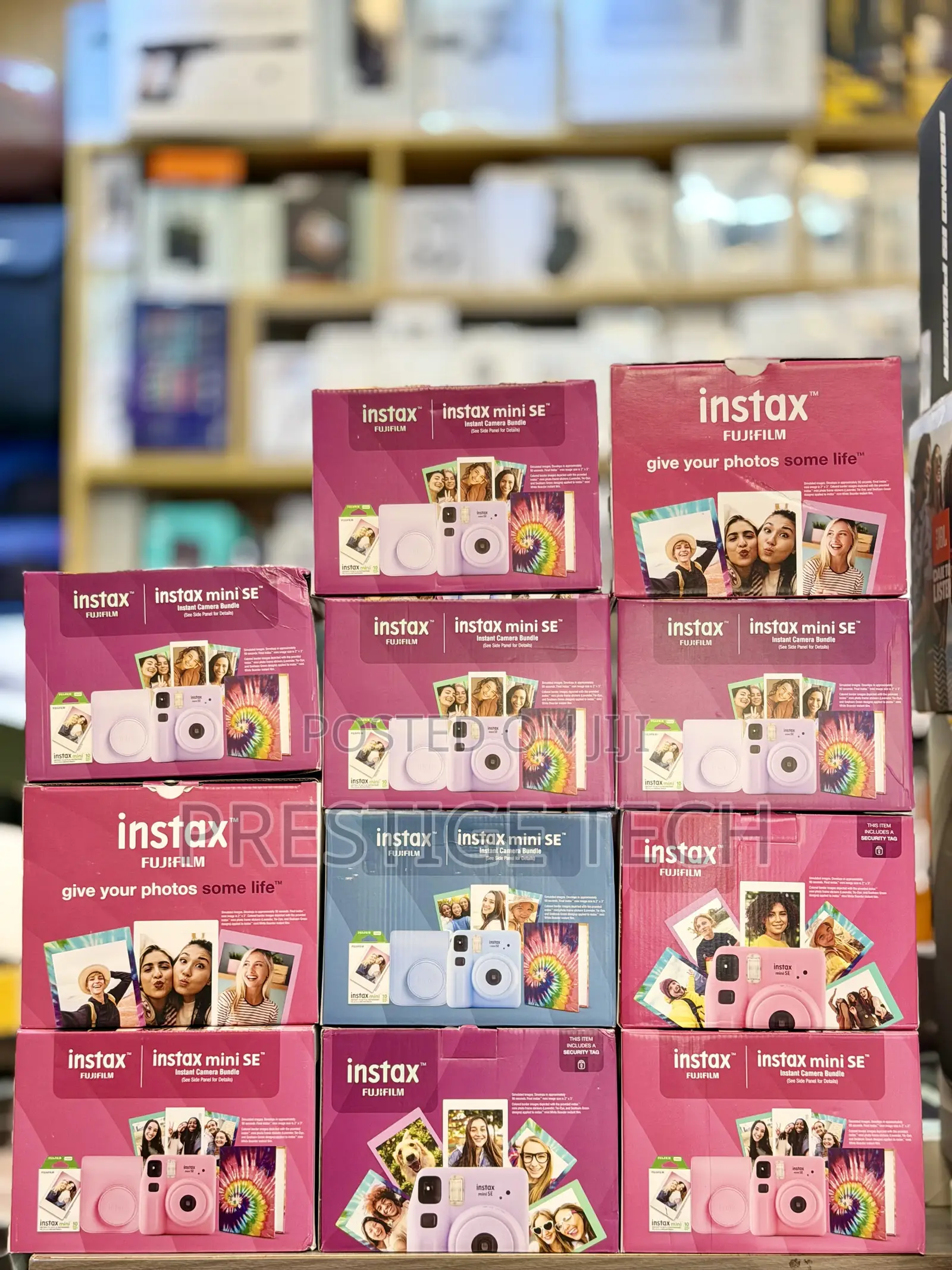 Fujifilm Instax Mini SE Camera Gift Bundle With Film, Album, Case