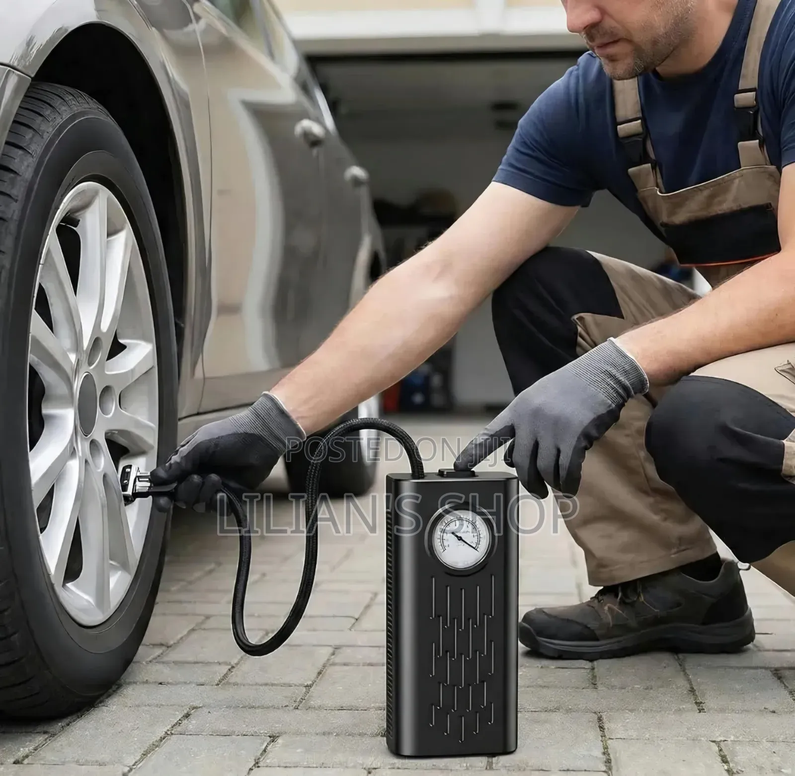 Cordless Air Pump for Car & Bike Tyres