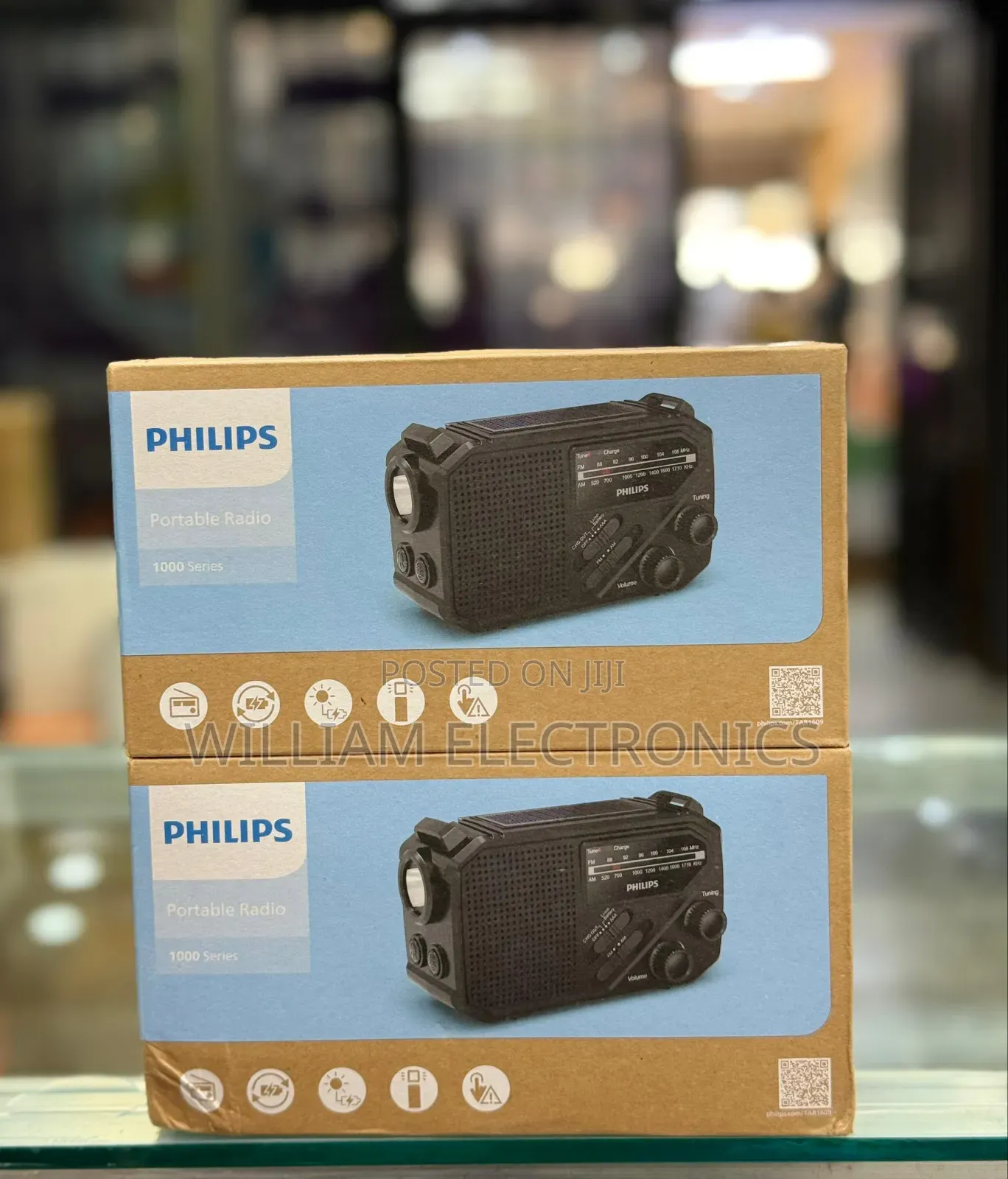 Philips TAR1609/00 Portable Radio With Flashlight