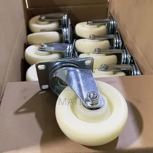 Swivel Caster Wheels for Furniture or Trolleys (4pc) Heavy Duty 100mm