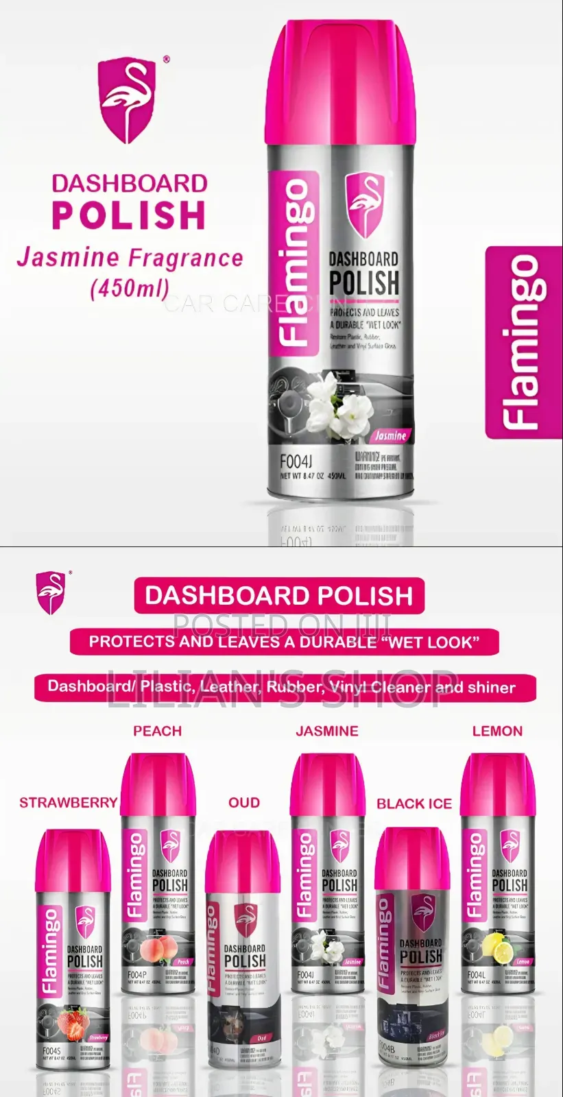 Flamingo Dashboard Polish – 450 Ml