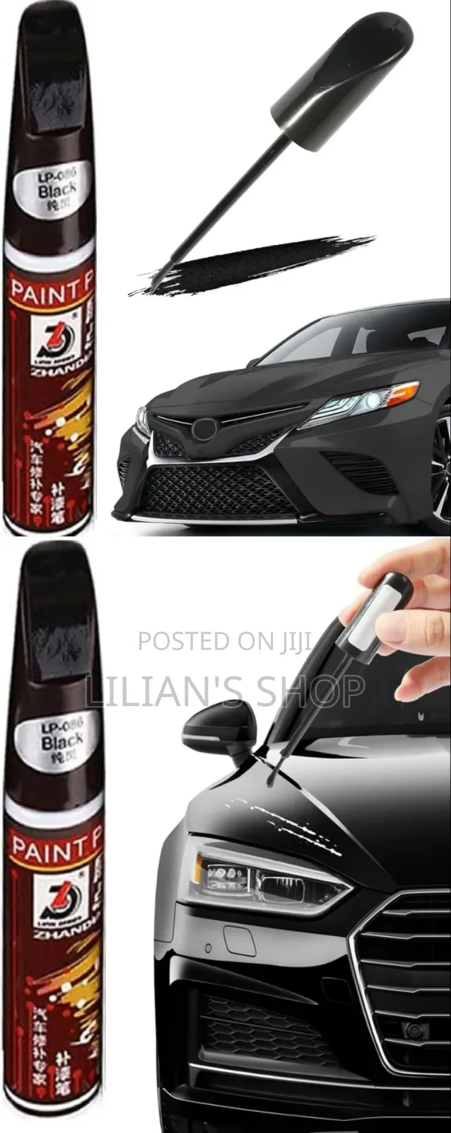 Lical Auto Paint Touch-Up Pen Black