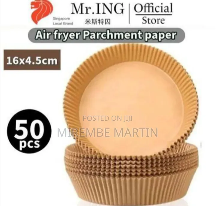 Round Air Fryer Disposable Paper Liners