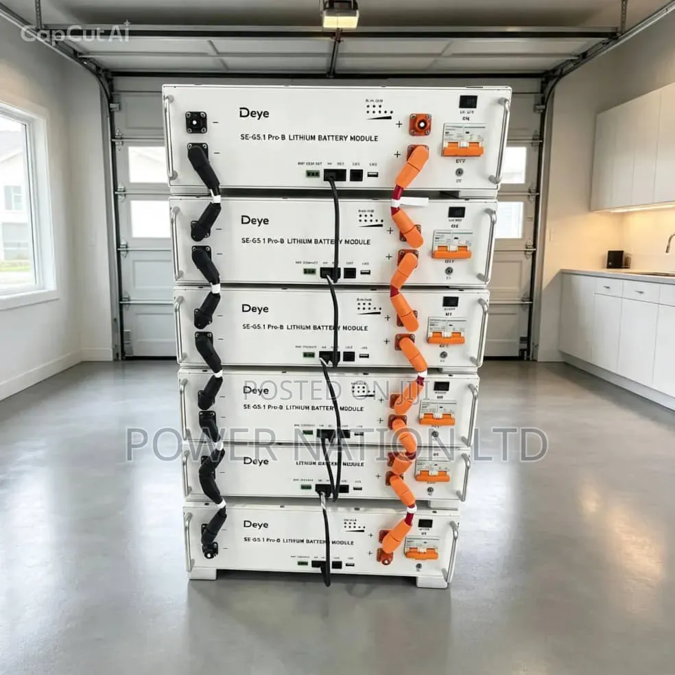30kwh 48v Deye High Voltage ClassA Lithium Battery