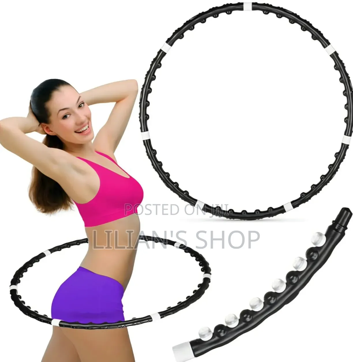 Acu-Hoop Pro Massaging Magnetic Hoop Exerciser