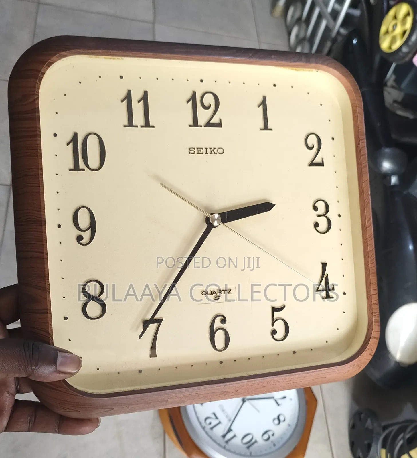Japanese Vintage Seiko Quartz Wall Clock.