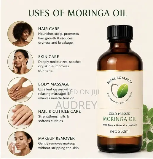 Moringa Oleifera Oil Moringa Oil 100% Pure Cold-Pressed Oil