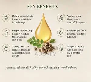 Moringa Oleifera Oil Moringa Oil 100% Pure Cold-Pressed Oil