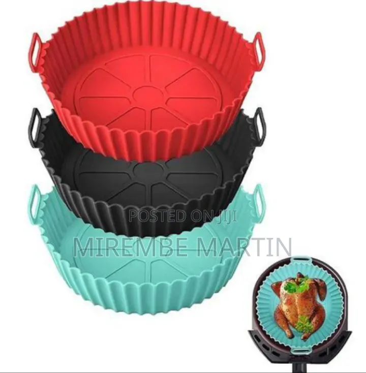 Square Reusable Silicone Air Fryer Liners / Baskets - Essential