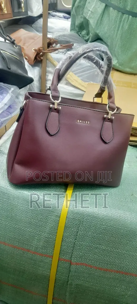 Three-Zipped Handbag and Matching Wallet Set