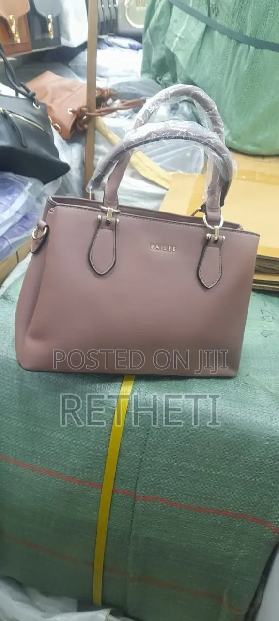 Three-Zipped Handbag and Matching Wallet Set