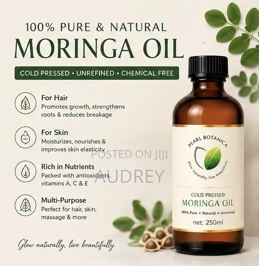 Moringa Oleifera Oil Moringa Oil 100% Pure Cold-Pressed Oil