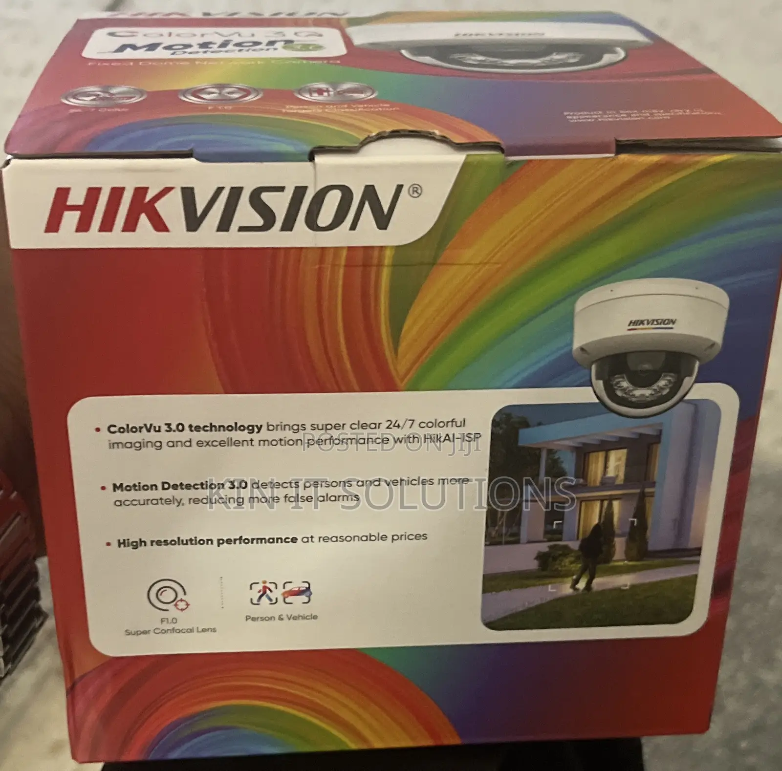 IP Motion Detection Camera ColorVu .2mp.