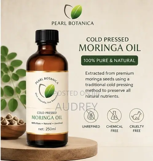 Moringa Oleifera Oil Moringa Oil 100% Pure Cold-Pressed Oil