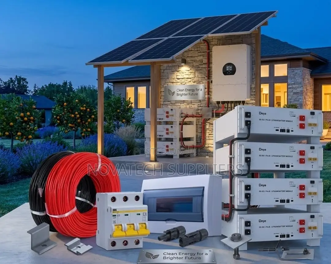 Complete 20kwh Lithium Solar Package – 8kw Hybrid Inverter 400ah