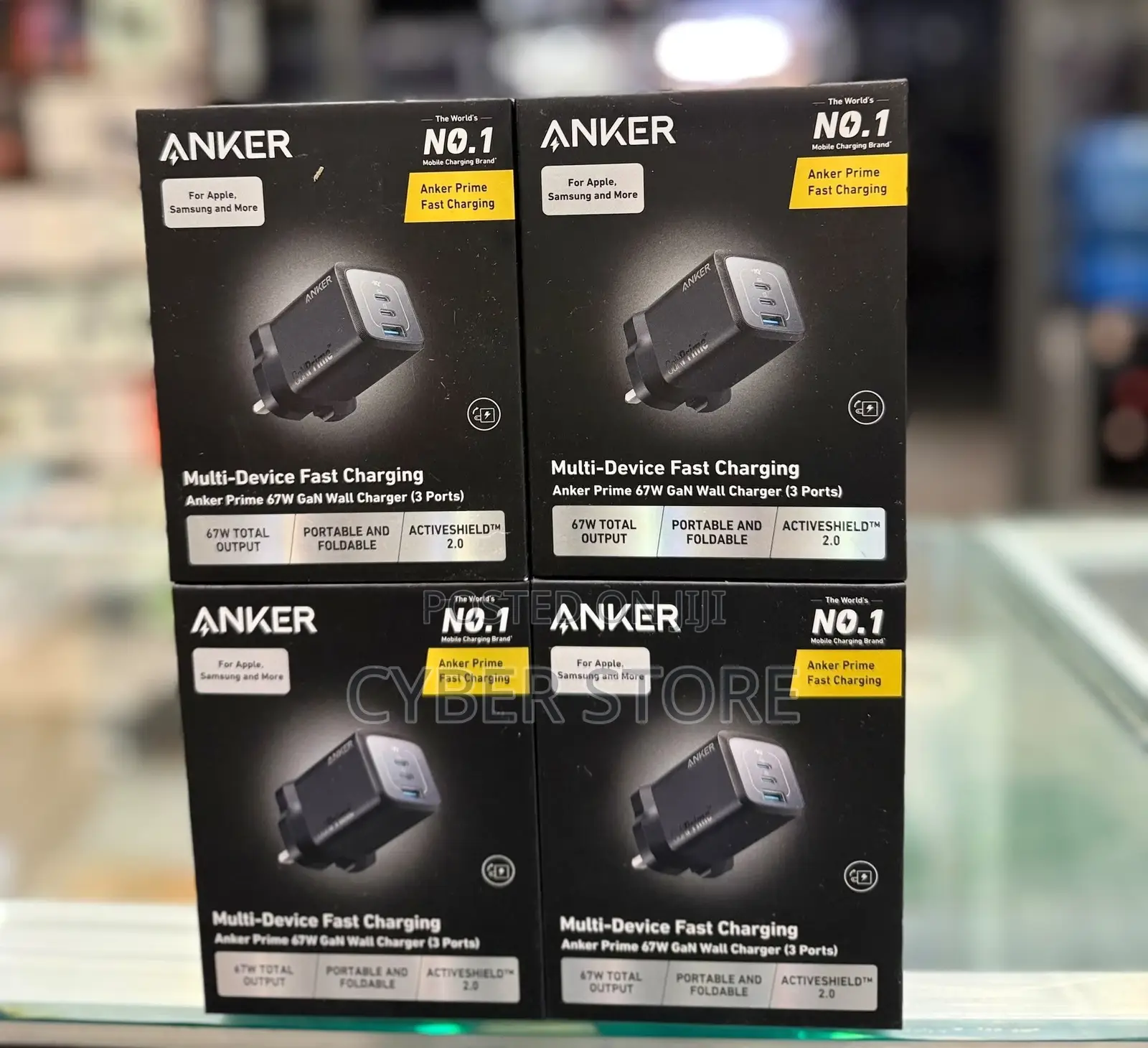 Anker Prime 67W GaN Wall Charger (3 Ports),