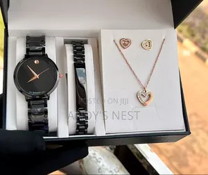 Movado Ladies Watch With a Bangle and a Necklace