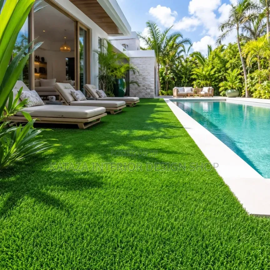 Sure Clean Green Balcony Grass Carpet