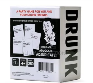 Drunk Stoned or Stupid Game Cards