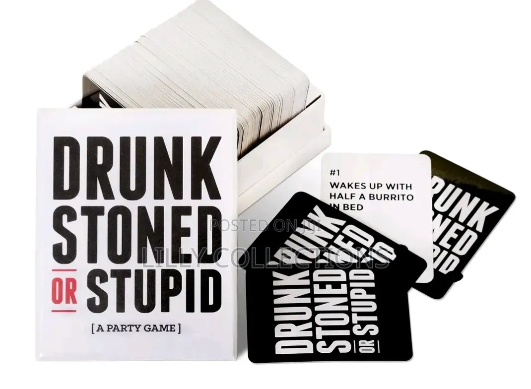 Drunk Stoned or Stupid Game Cards