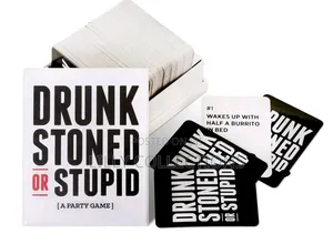 Drunk Stoned or Stupid Game Cards