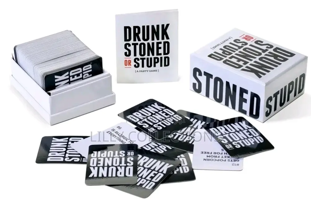 Drunk Stoned or Stupid Game Cards
