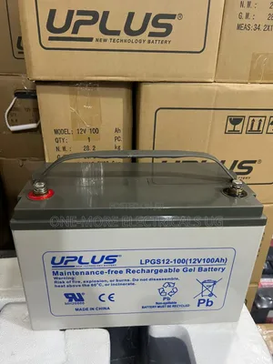 UPLUS 100ah/12volts Gel Battery Maintenance Free