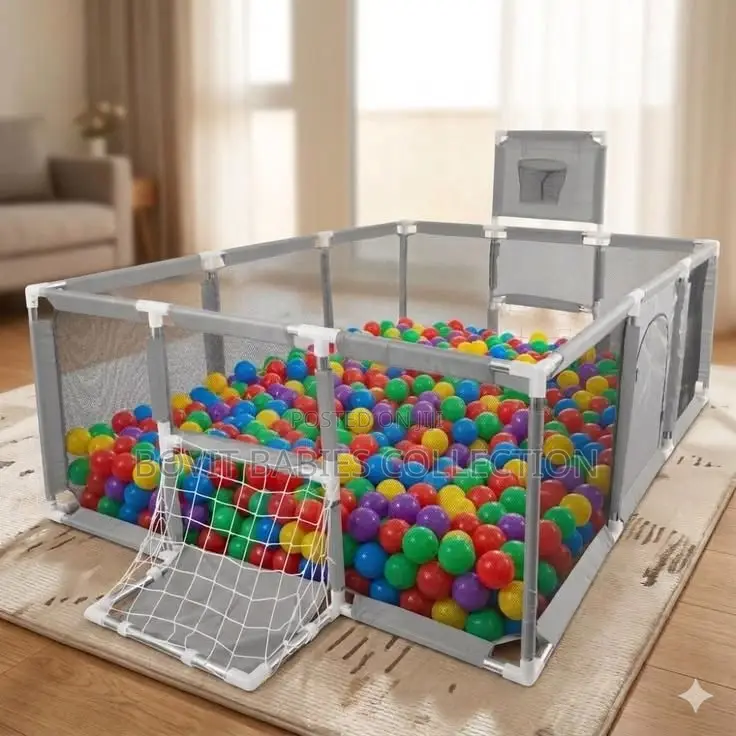 Kids Play Fence With Balls
