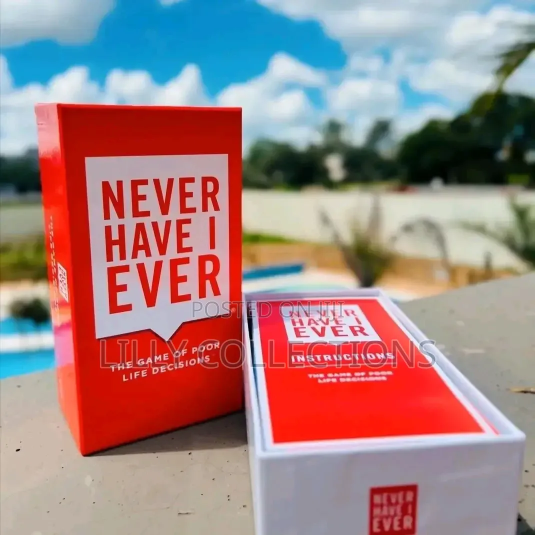 Never Have I Ever Game Cards