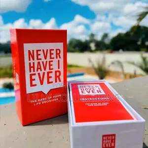 Never Have I Ever Game Cards