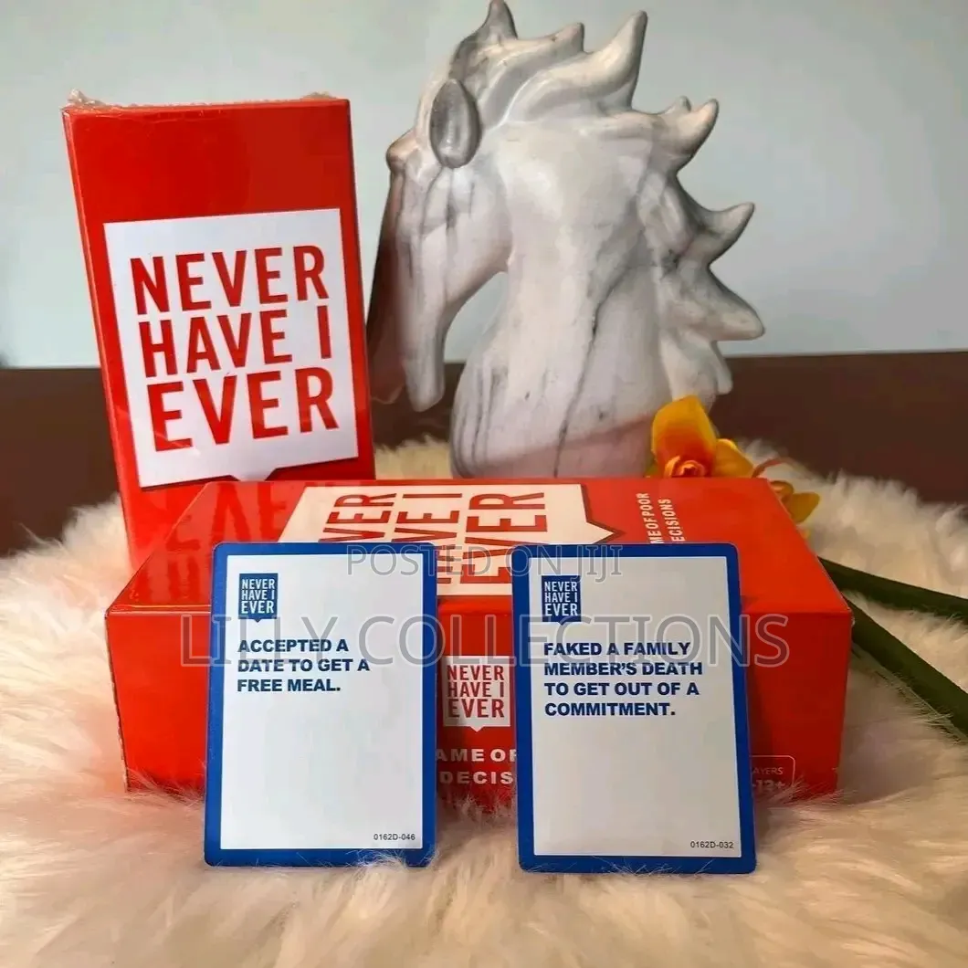 Never Have I Ever Game Cards