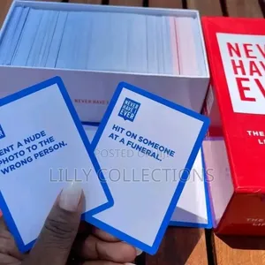 Never Have I Ever Game Cards