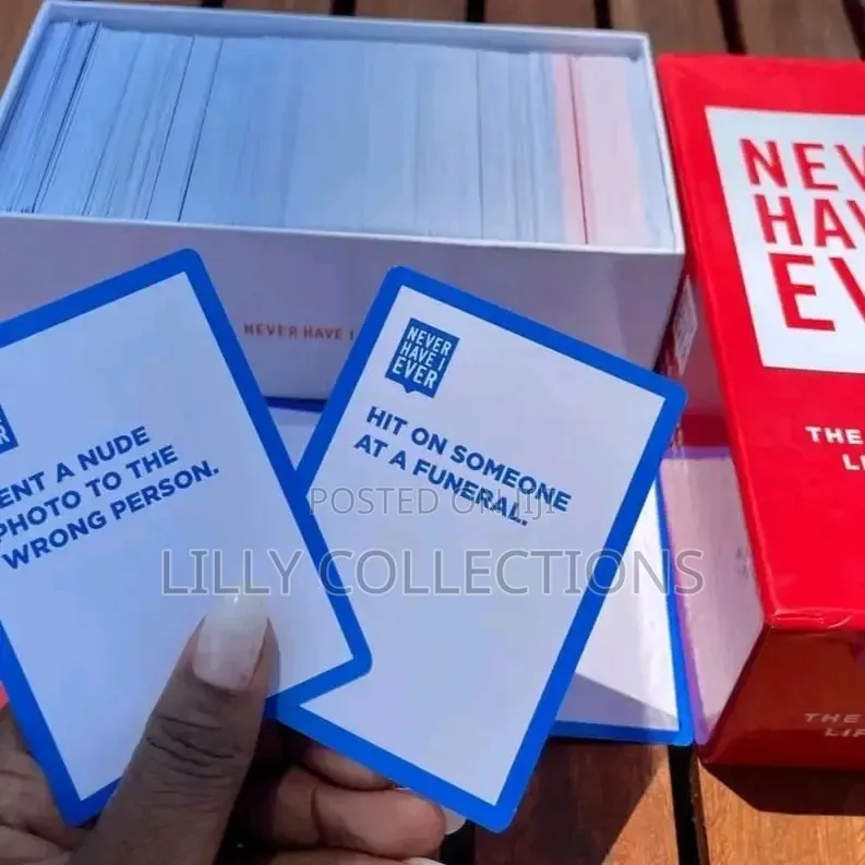 Never Have I Ever Game Cards