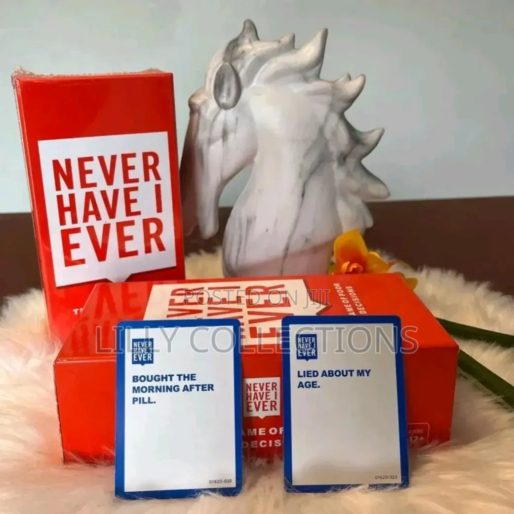 Never Have I Ever Game Cards