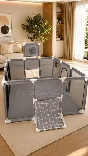 Kids Play Fence With Balls