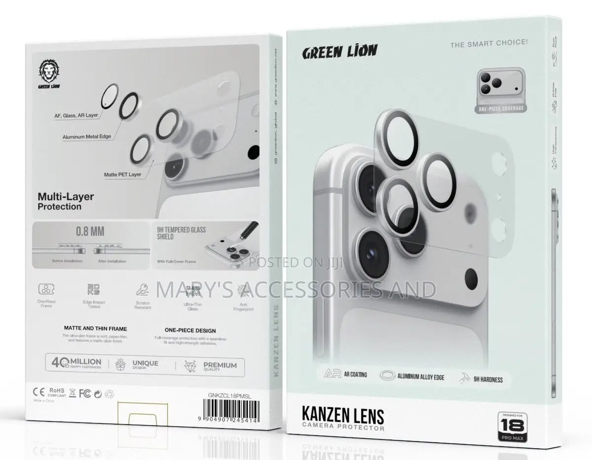 Green Line Camera Protectors Ip 18 Pro and Promax