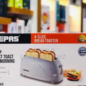 Geepas 4 Slice Bread Toaster