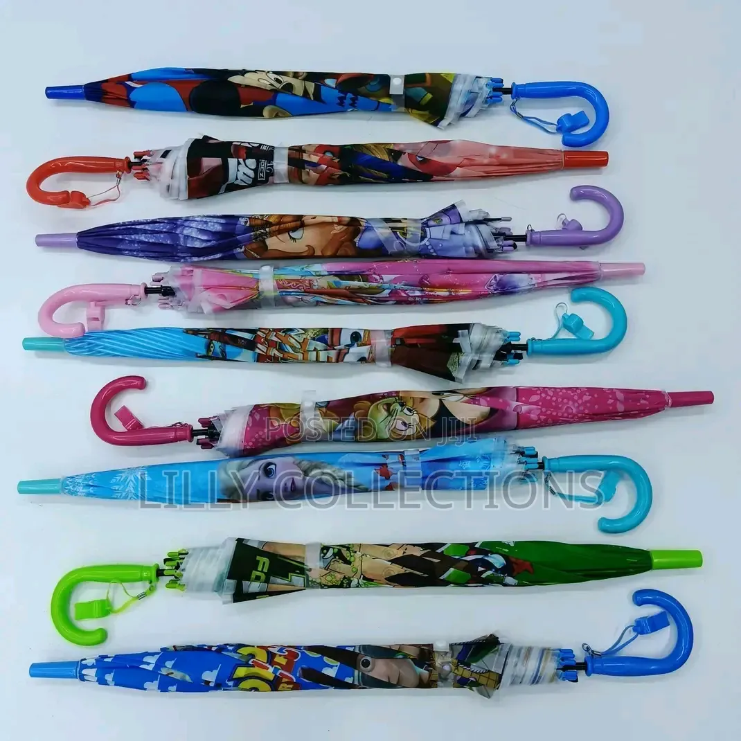 Unique Kids Cartoon Character Umbrellas