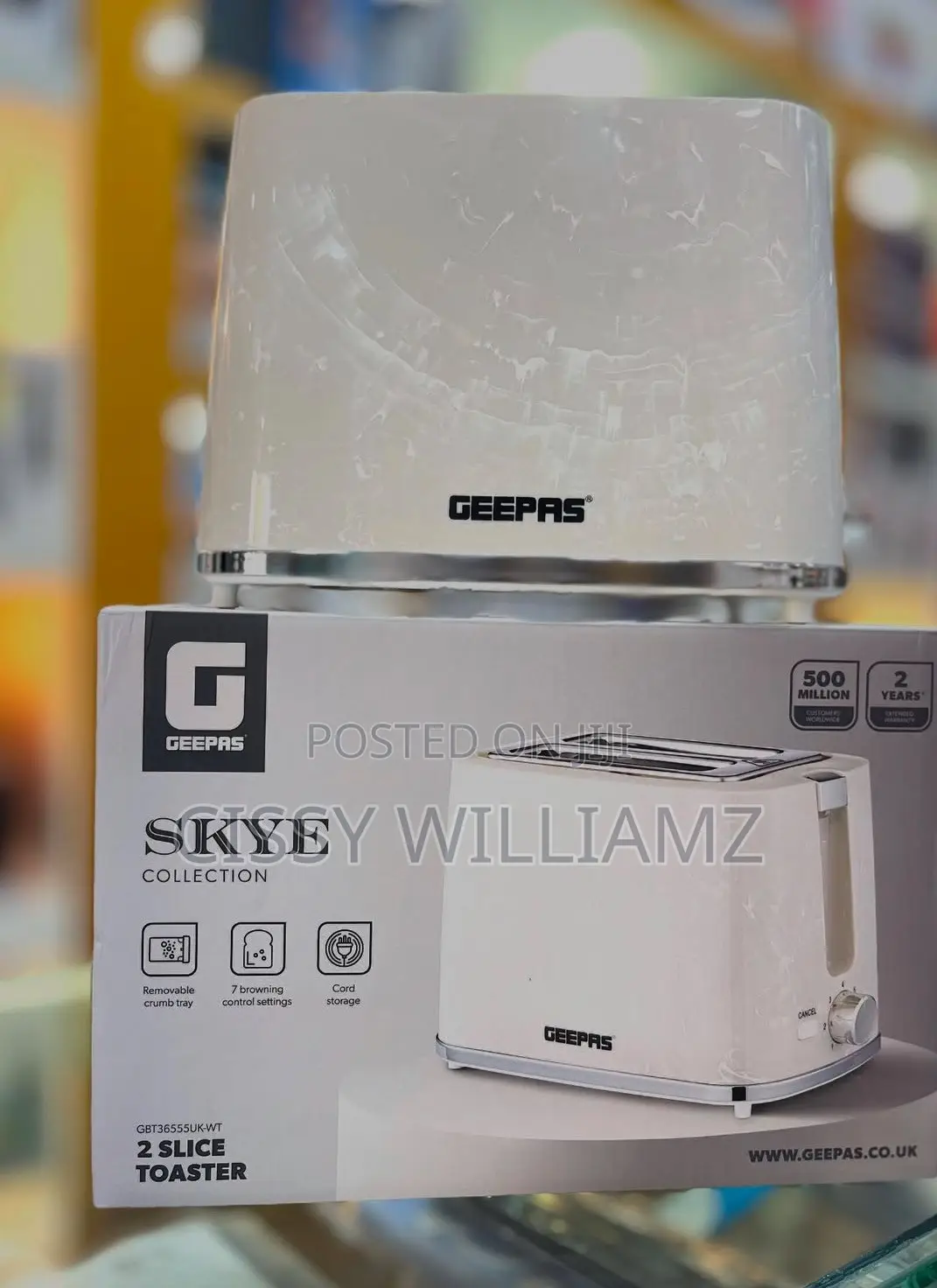 Geepas 2 Slice Bread Toaster