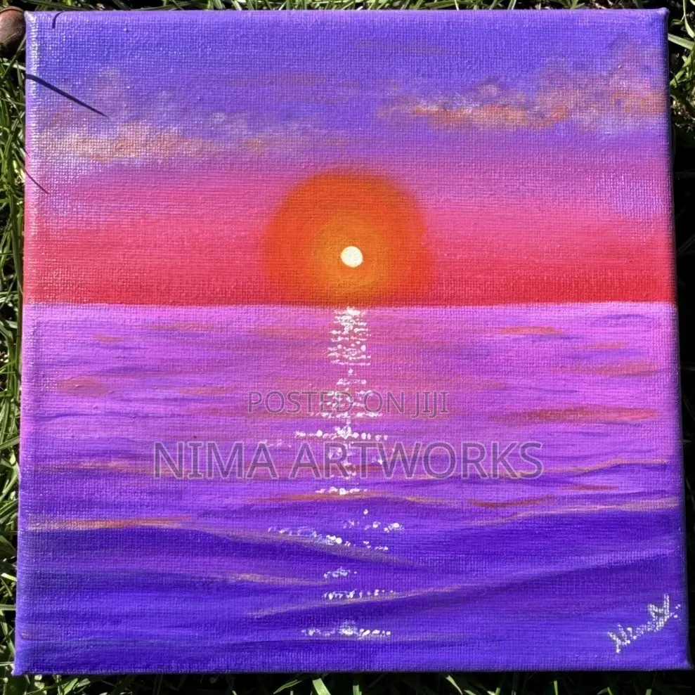 Candy Skies Acrylic on Canvas 20x20cm