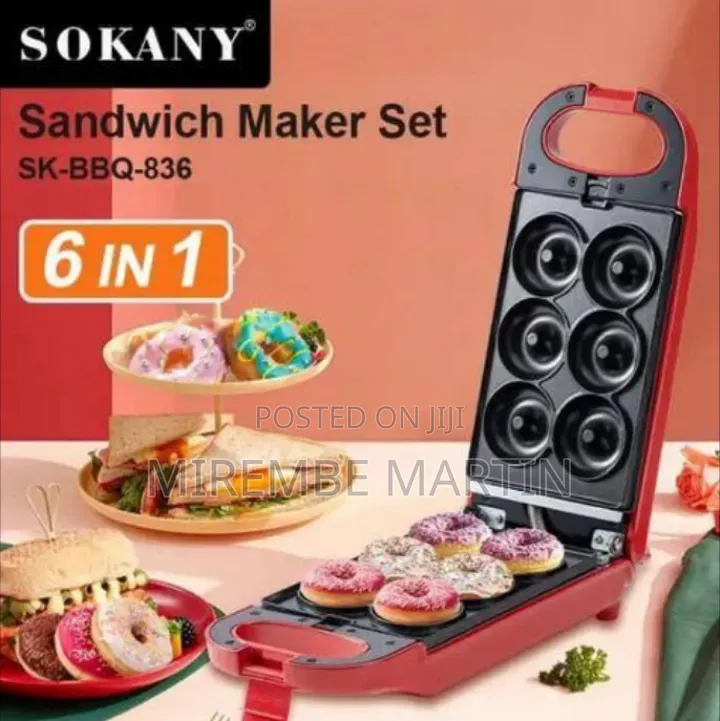 Sokany 6 in 1 Sandwich Breakfast Maker Set