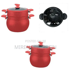 Two-Tier Non-Stick Steamer and Cooking Pot Set