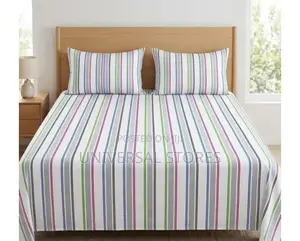 Double Polycotton Bedsheets With 2 Pillowcases