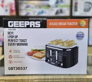 Geepas 4 Slice Bread Toaster 1600W