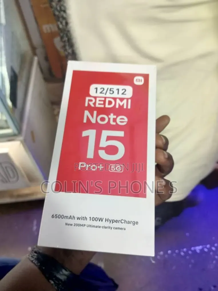 New Xiaomi Redmi Note 15 Pro+ 512 GB Black
