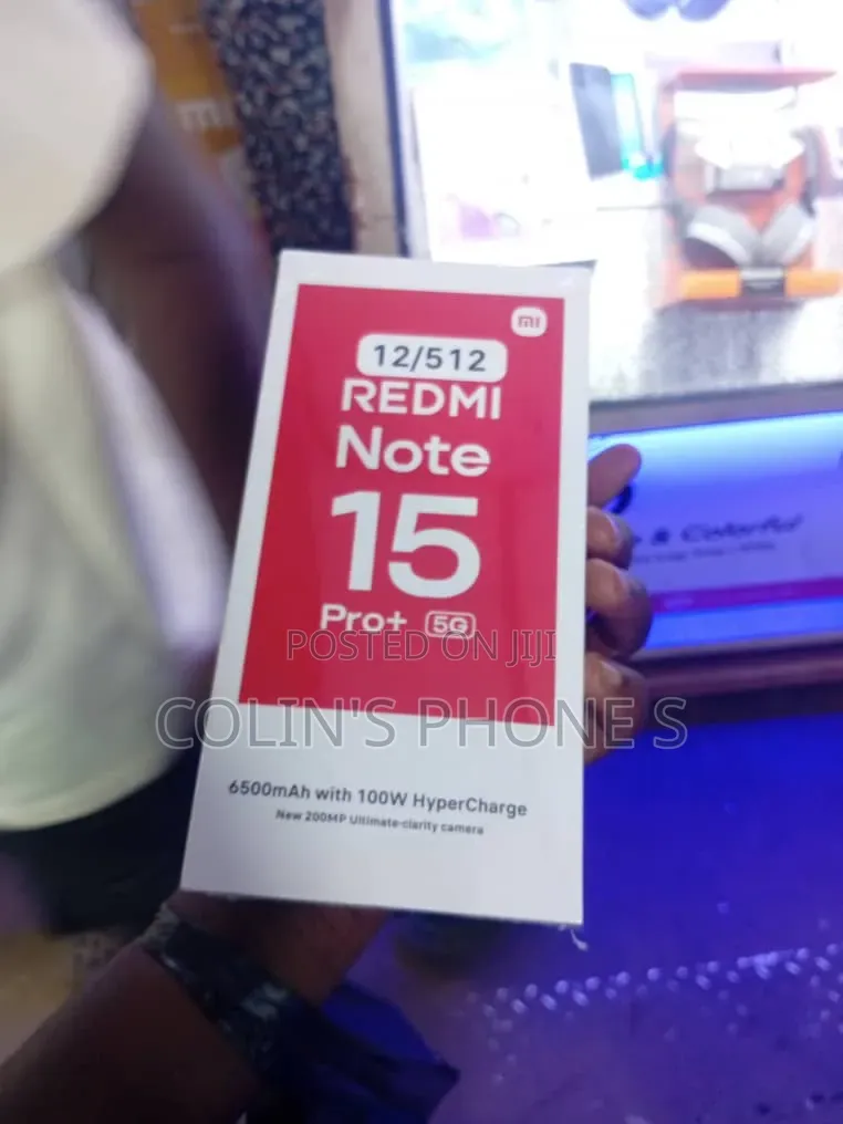 New Xiaomi Redmi Note 15 Pro+ 512 GB Black