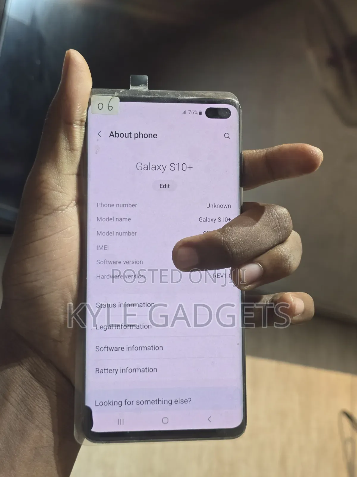 Samsung Galaxy S10 Plus 128 GB Black