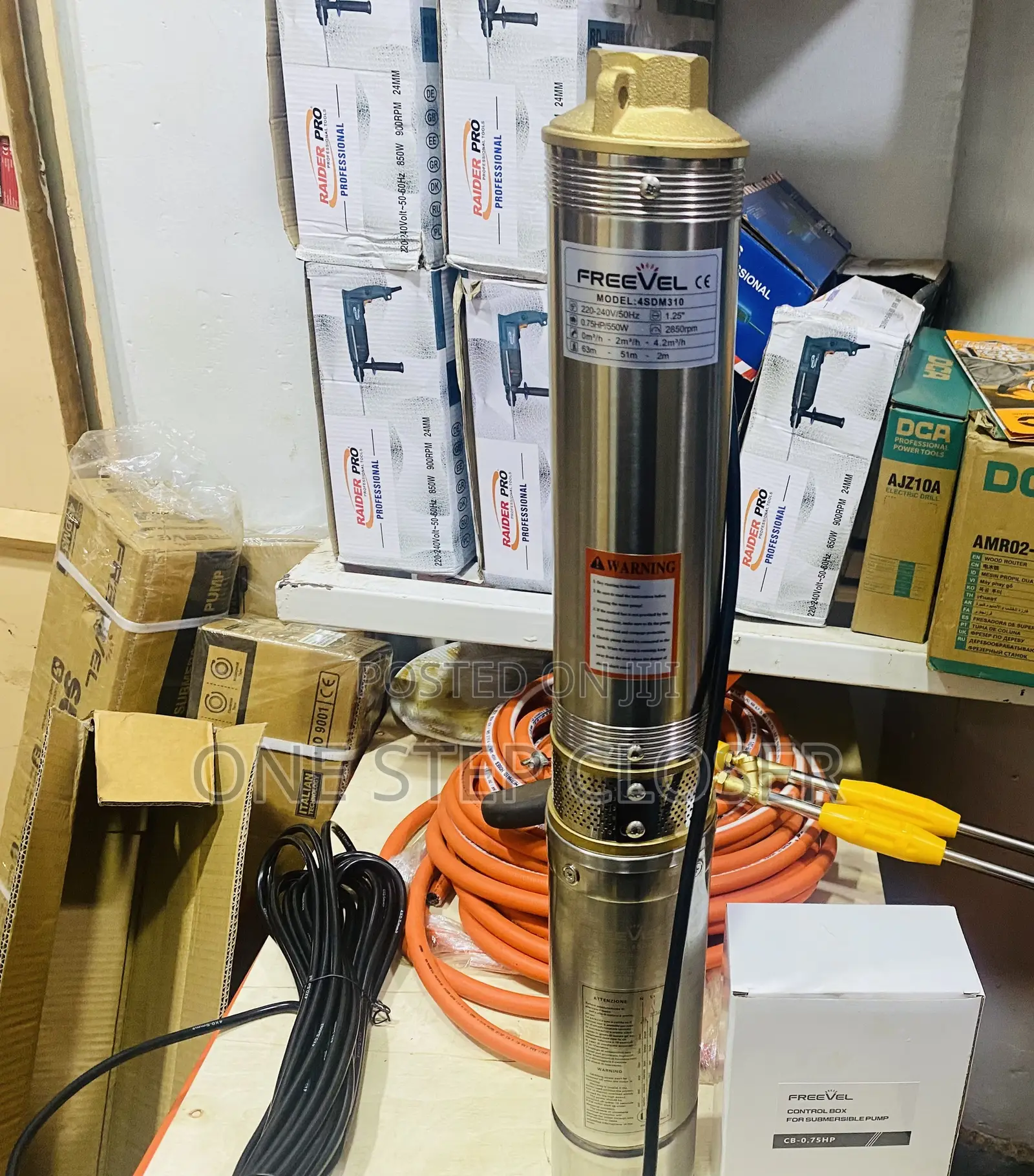 63meters / 206feet Submasible Water Pump /206feet Well Pump