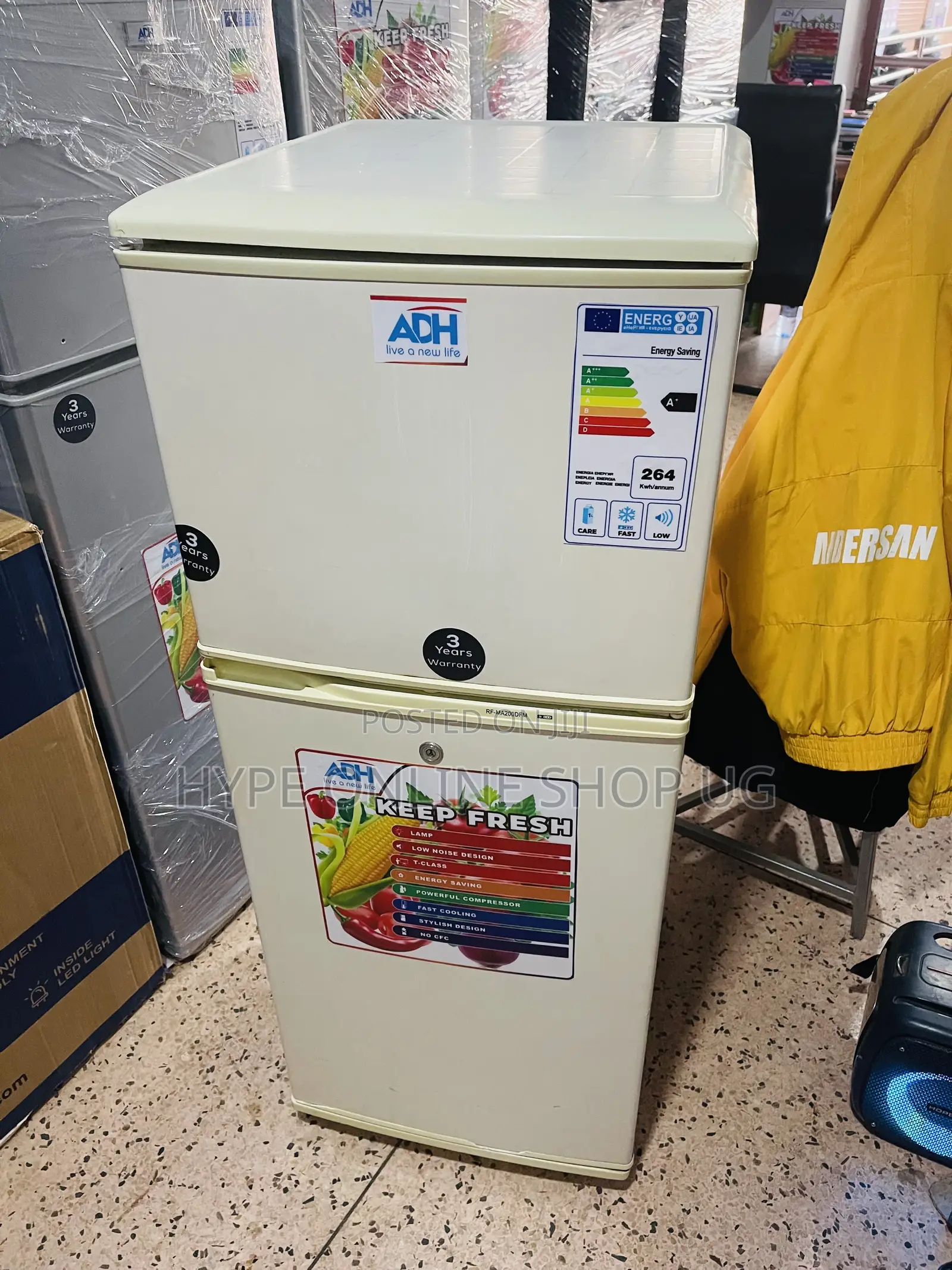 T.class Adh 200L Adh Imported Used Double Door Refrigerator