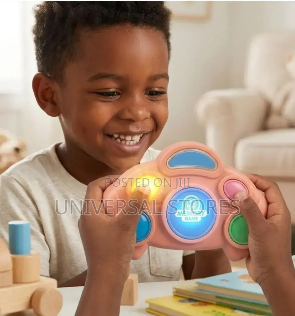 Sty Kids Memory Game Toy Fun Interactive Light Up Buttons